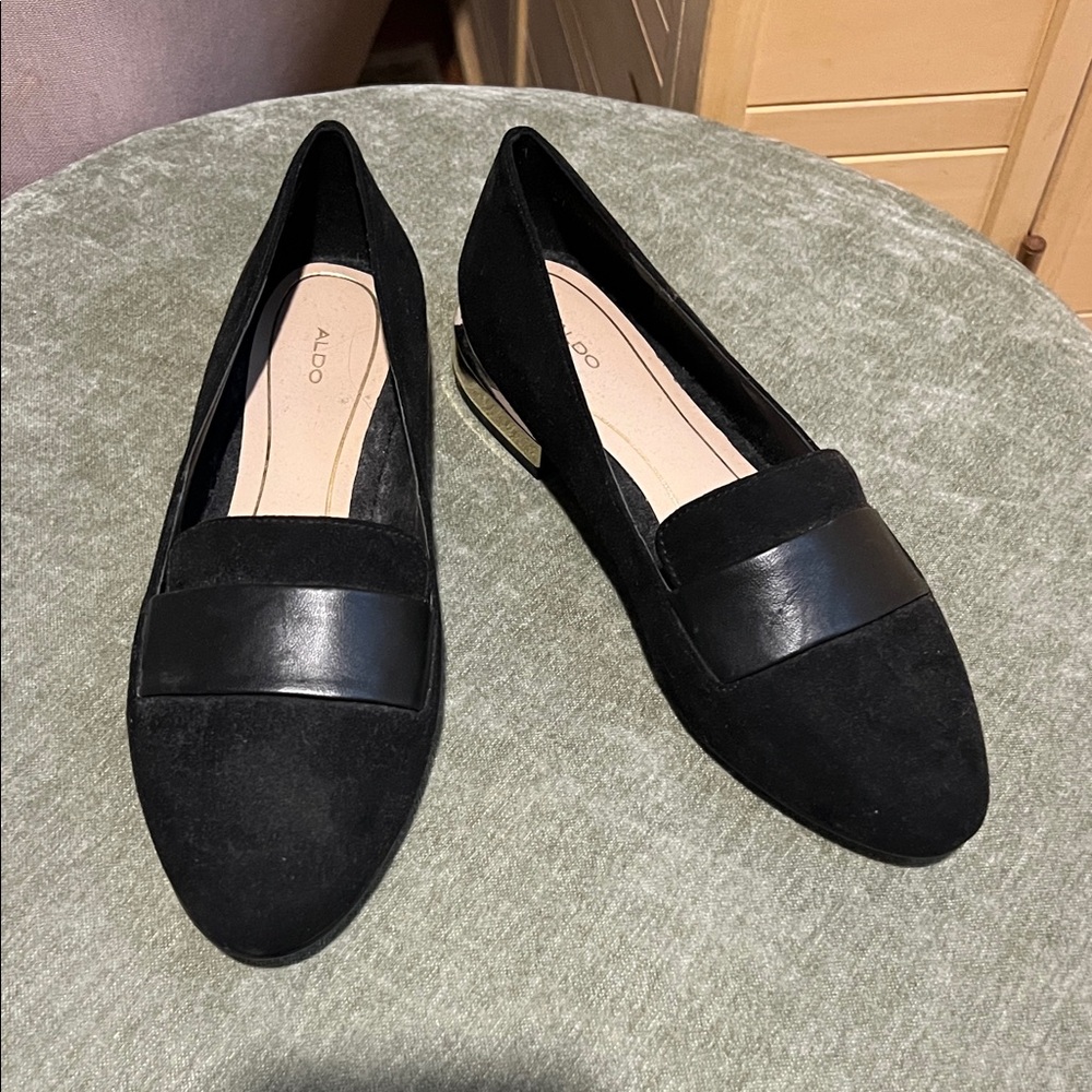 Aldo Mary Lou Black Flats